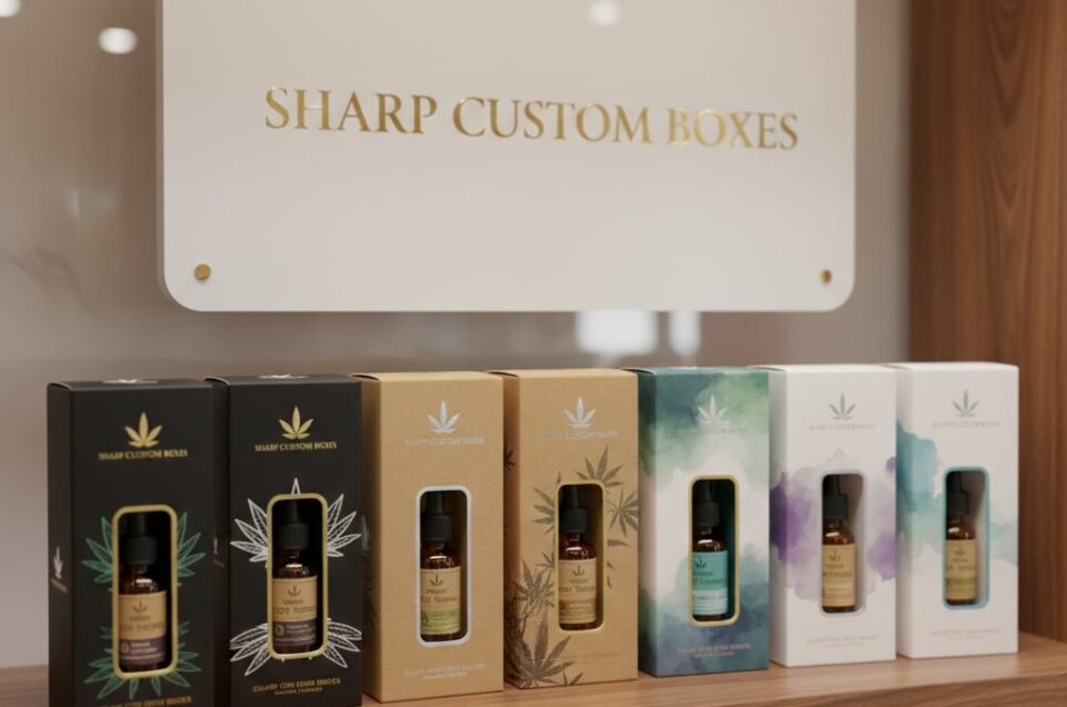 Custom CBD Tincture Bottle Boxes