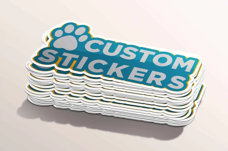 Custom Clear-Cut Stickers For Business Branding