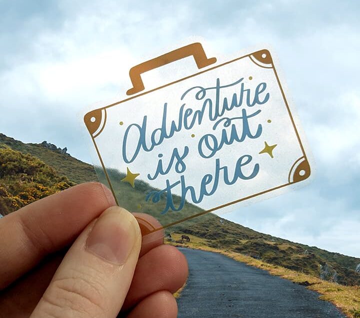 Custom clear cut stickers